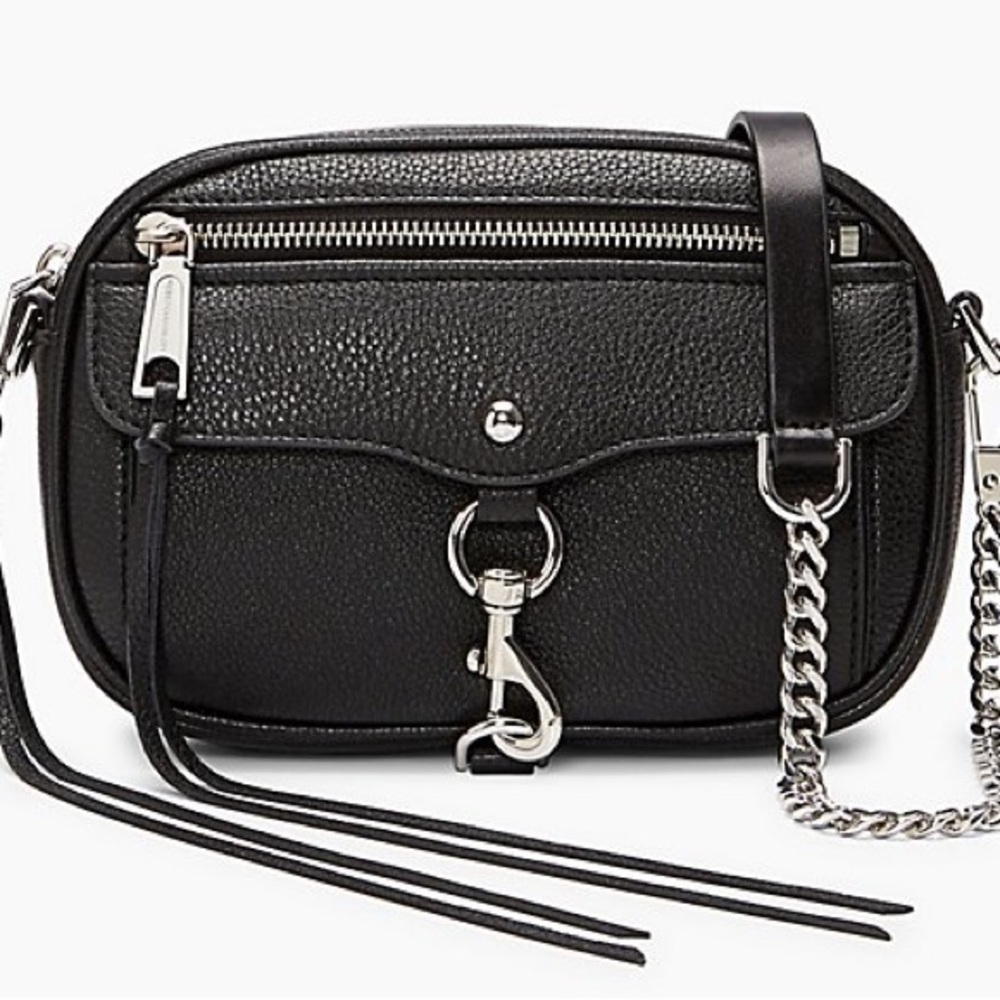 GUC Rebecca Minkoff Blythe Tassel & Chain Leather Crossbody